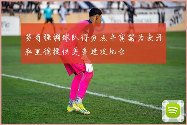 芬奇强调球队得分点丰富需为麦丹和里德提供更多进攻机会